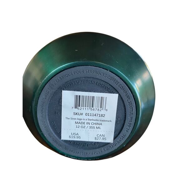 Starbucks Green Stainless Insulated Mug Perfect
Pour Latte 12 oz - Picture 2 of 4